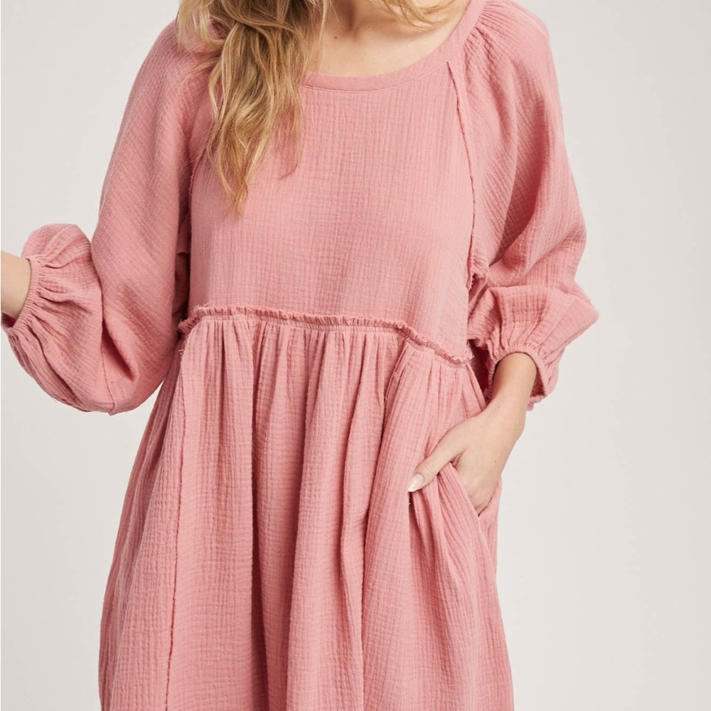Cotton babydoll dress
